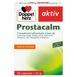 Illustration of the product packaging Doppelherz aktiv Prostacalm front view